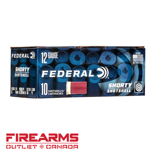 Federal Shorty Shotshell - 12GA, 1-3/4", #8, Box of 10 [SH1298]