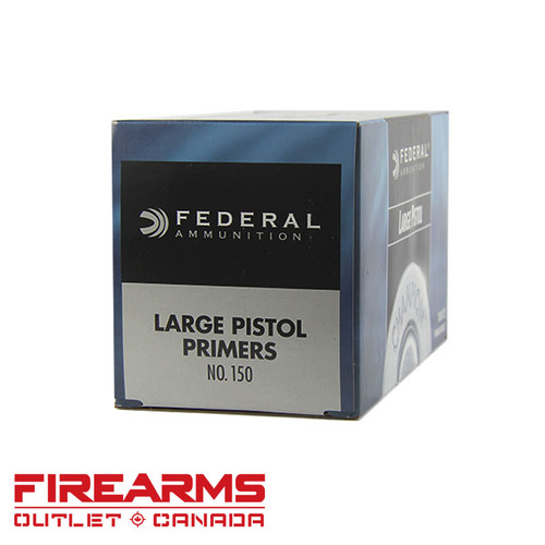 Federal Large Pistol Primers, No. 150, Box of 1,000 [150]