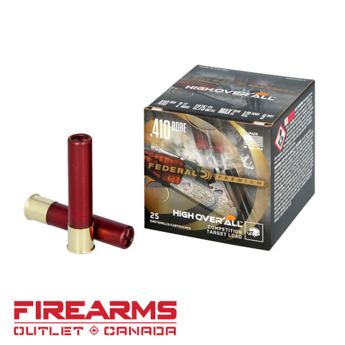 Federal Premium High Over'All - .410GA, 2-1/2", #9, Flat of 250 [HOA410H9]