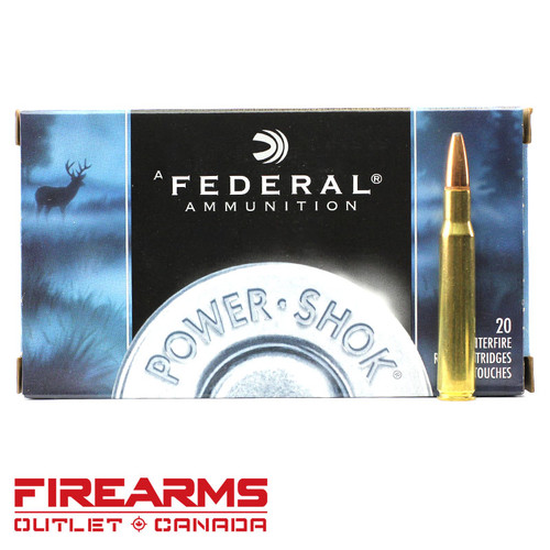 Federal Power-Shok - .30-06 Springfield, 180gr., SP, Box of 20 Federal Power-Shok - .30-06 Springfield, 180gr., SP, Box of 20