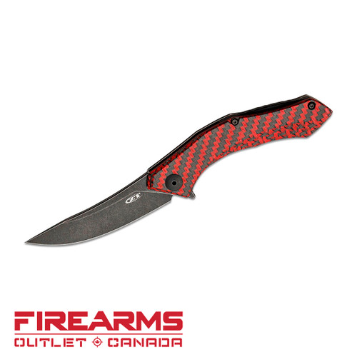 Zero Tolerance - Sinkevich Flipper Knife Red Carbon Fiber