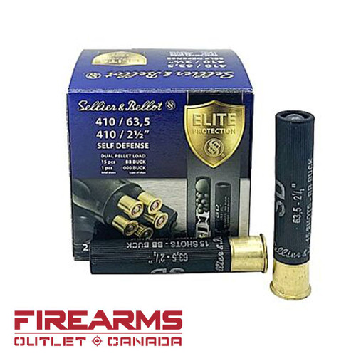 Sellier & Bellot - .410GA, 2-1/2", Combination Buckshot / BB, Box of 25 [V236702]