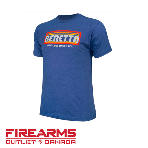 Beretta Retro Logo T-Shirt - Royal Blue, XXL [TS732T1890050UXXL]