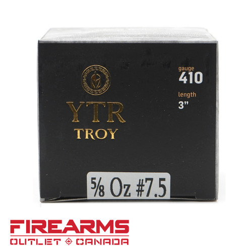 Troy Ammunition - .410GA, 3", 5/8 oz., #7.5, Box of 25 [TG3675M]