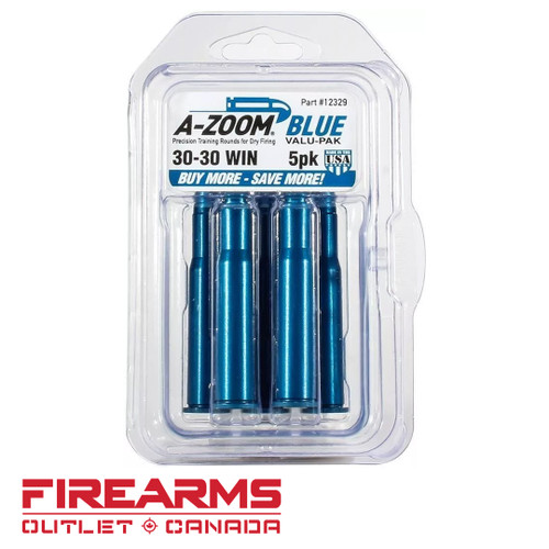 A-Zoom Snap Caps - .30-30 Win, Blue, 5pk [12329]