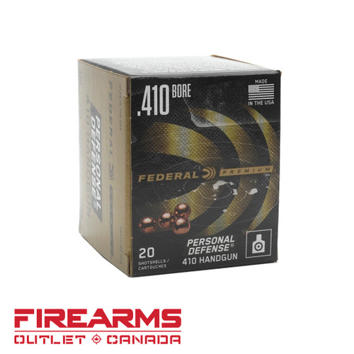 Federal Personal Defense - .410GA, 2-1/2", 000 Buck, Box of 20