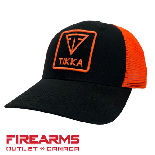 Tikka Trucker Hat - Black and Orange [0855-011]