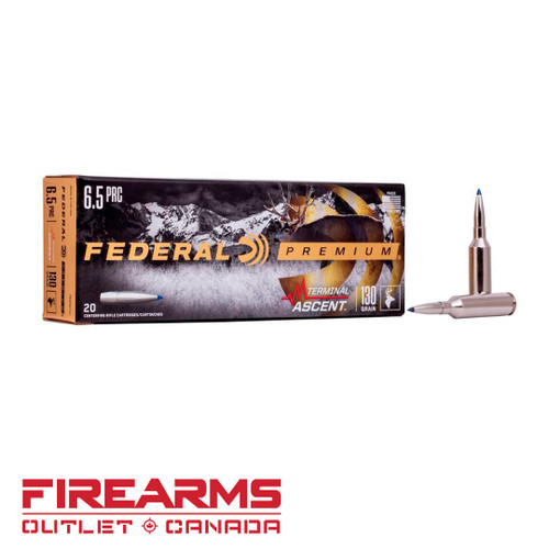 Federal Premium - 6.5 PRC, 130gr, Terminal Ascent, Box of 20