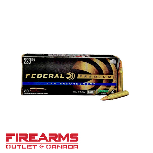 Federal Law Enforcement Tactical (TRU) - .223 Rem., 55gr, Sierra BTHP, Box of 20