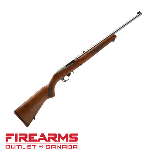 Ruger 10/22 Carbine, Walnut - .22LR, 18.5" Stainless Steel