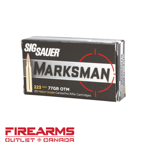Sig Sauer Marksman Elite - .223 Rem., 77gr, OTM, Box of 20