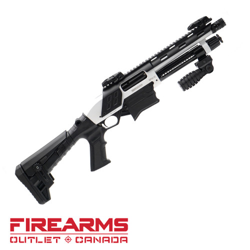 Federation Firearms SPM-12 Pump Shotgun - 12GA, 2-3/4" or 3", 9" Barrel, WHT