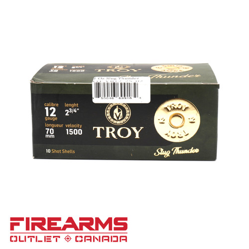Troy Slug Storm - 12GA, 2-3/4", 1 oz., Box of 10