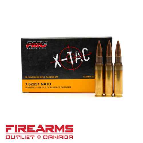 PMC X-TAC - 7.62x51mm, 147gr, FMJ, Box of 20