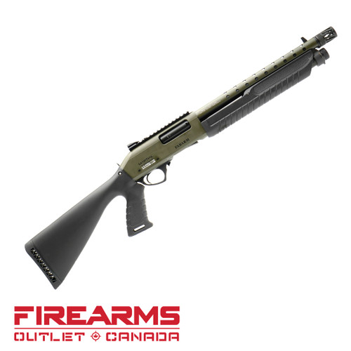 FABARM Martial Pump, ODG  - 12GA, 2-3/4" or 3", 14" Barrel, 6-Shot