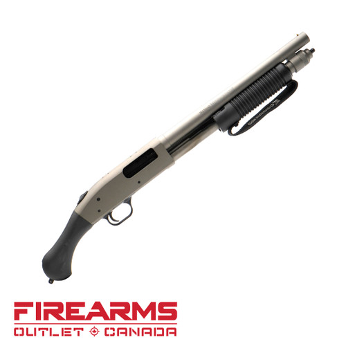 Mossberg 590 Shockwave, Stainless Steel Cerakote - 12GA, 2-3/4" or 3", 14.375" Barrel, 6-Shot, Pre-Owned