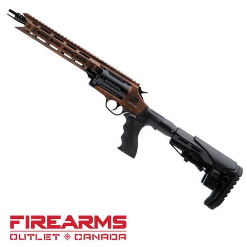 EGE Arms RV-TAC Compact Revolver Shotgun, Telescopic Stock - .410GA, 3", 9.5" Barrel, Distressed Copper [RVTACDCO]