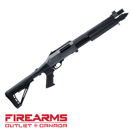 EGE Arms BB12-GRY Pump, Synthetic Stock - 12GA, 2-3/4" or 3", 13" Barrel, Grey [BB12-GRY]