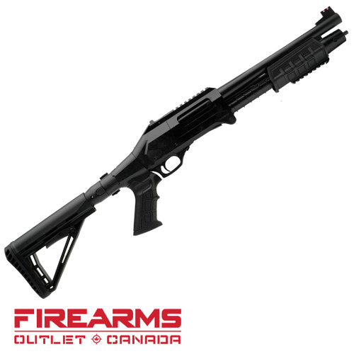 EGE Arms BB12-BLK Pump, Synthetic Stock - 12GA, 2-3/4" or 3", 13" Barrel, Black [BB12-BLK]