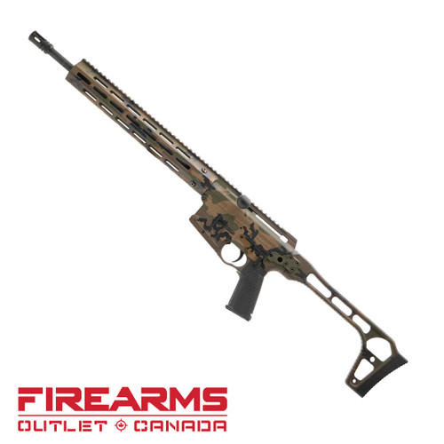 TROY Straight Pull Rifle - .223/5.56 NATO, 16", MultiCam [SSAR-P23-16BT-CA]