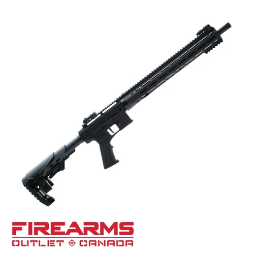 Derya TM22 Flash Semi-Auto - .22LR, 18", BLK [TM22-A-18-FLASH-BLK]