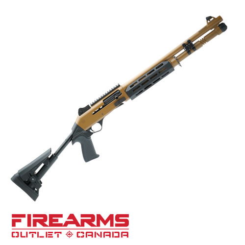 EGE Panzer Arms M4 Speed Pro, Desert Sand / Telescopic - 12GA, 2-3/4" or 3", 18.6" Barrel [M4-PROSANTL]