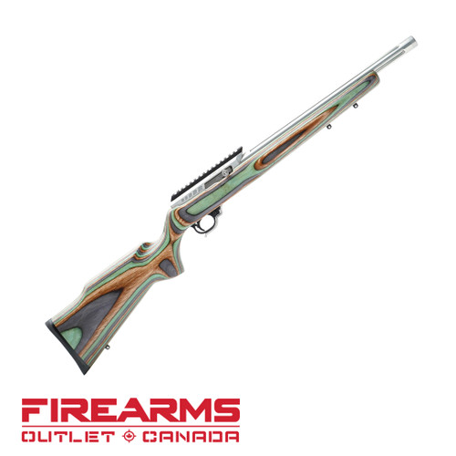 Tactical Solutions X-Ring VR GEN2 Laminate Series Rifle - .22LR, 16.5", Forest / Stainless [ATE2-SIL-B-Y-FC]
