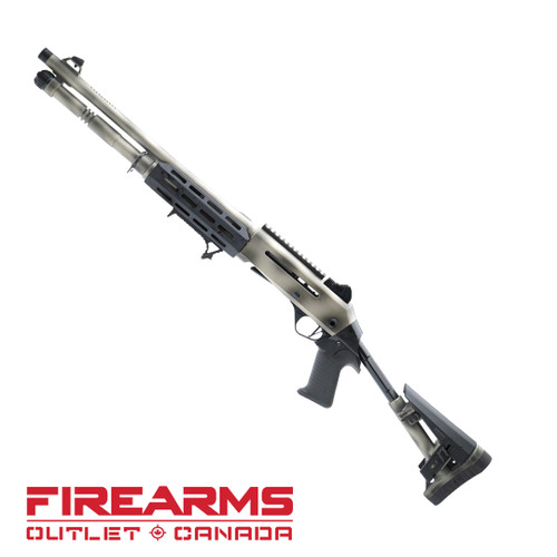 Federation Firearms SA-4 Competition Semi-Auto - 12GA, 2-3/4" or 3", 18.6", Distressed Grey [FF-SA4-COMP-DISGRY-187]