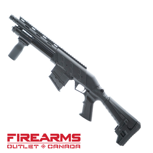 Canuck Recon 3 Compact Pump - 12GA, 2-3/4" or 3", 9" Barrel, BLK [CREC3129]