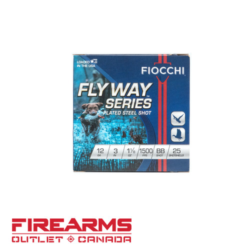 Fiocchi Flyway Series - 12GA, 3", BB Shot, 1-1/8 oz., Box of 25 [123STBB]