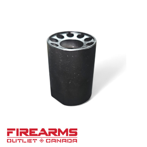 S&J Hardware - Nano Linear Compensator - .50CAL -11/16x24 - Plain [NLC-1-50-11-BLK]