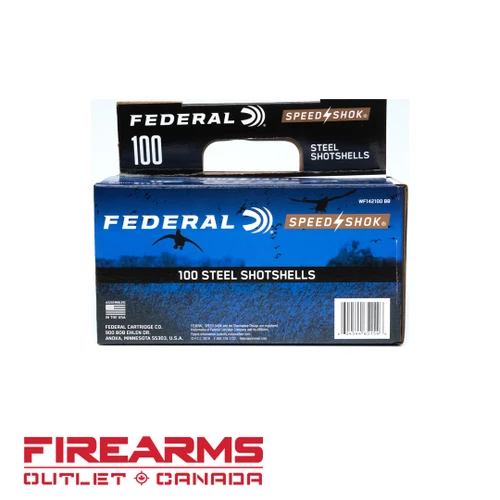 Federal Speed-Shok - 12GA, 3", 1-1/8oz, BB Shot, Box of 100 [WF142100BB]