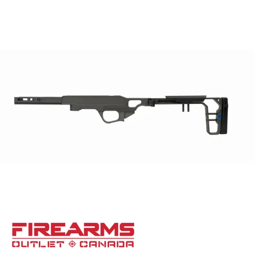 Grey Birch T1X La Chassis System - 10" Forend, Black [GBMLACHASSIST1X10BLK]