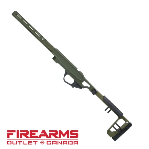 Grey Birch T1X La Chassis System - 10" Forend, Olive Drab Green [GBMLACHASSIST1X10ODG]