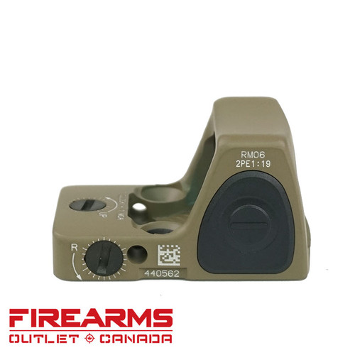 Trijicon RM06 RMR Sight Adjustable LED Type 2 - 3.25 MOA, Flat Dark Earth