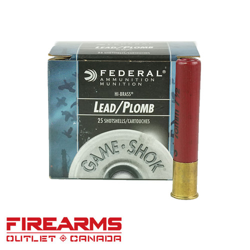 Federal Game-Shok Hi Brass - 410GA, 3", #7.5, Box of 25 Federal Game-Shok Hi Brass - 410GA, 3", #7.5, Box of 25