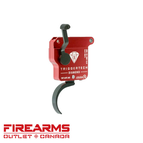 TriggerTech Rem 700 Diamond Trigger - Pro Curved, PVD [R70-SRB-02-TNP] 