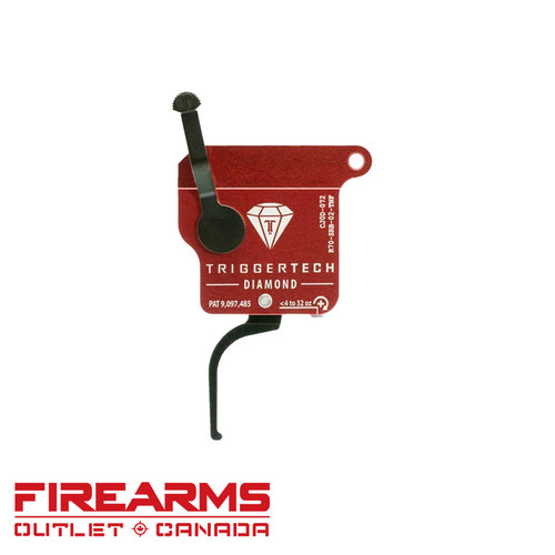 TriggerTech Rem 700 Diamond Trigger - Flat Straight, PVD [R70-SRB-02-TNF]