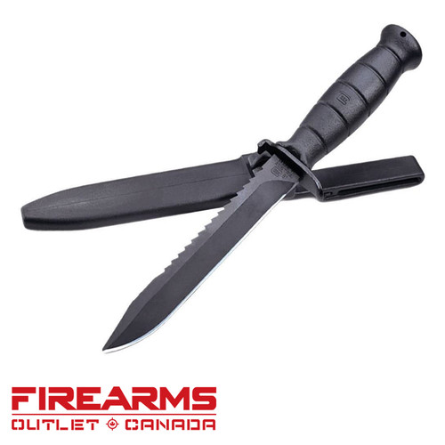 Glock Field Knife with Saw & Sheath - BLK Glock Field Knife with Saw & Sheath - BLK
