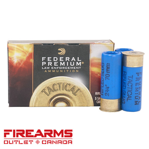 Federal Hydra-Shok Tactical Slug - 12GA, 2-3/4", 1 oz., Box of 50 [LE127RS]