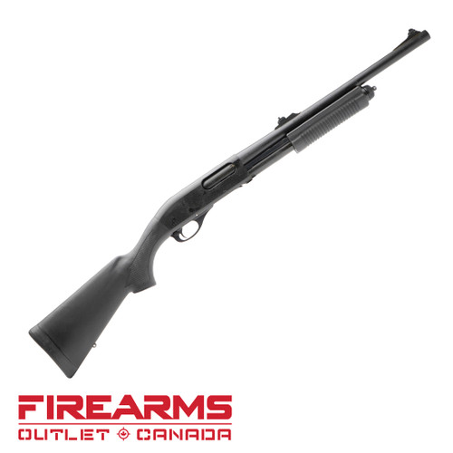 Remington 870 Police Magnum Synthetic, Rifle Sights - 12GA, 2-3/4" or 3", 18" Barrel, 5-Shot