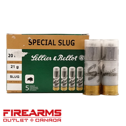 Sellier & Bellot - 20GA, 2-3/4", Special Sport Slug, Box of 5 [V051240]