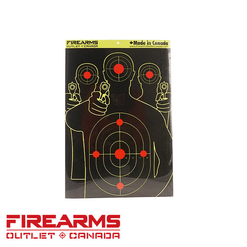 FOC Silhouette Splatter Targets - 10 Pack FOC Silhouette Splatter Targets - 10 Pack