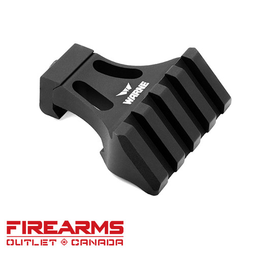 Warne Picatinny Side Mount Adapter - 45 Degree, Black [A645TW]