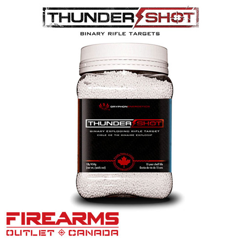 Gryphon Energetics Thunder Shot Exploding Binary Targets - 1 lb.