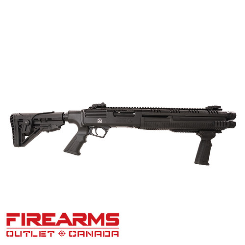 Charles Daly MH-12 Double Barrel Pump - 12GA, 2-3/4" or 3", Dual 14" Barrel, BLK Charles Daly MH-12 Double Barrel Pump - 12GA, 2-3/4" or 3", Dual 14" Barrel, BLK