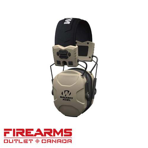 Walker's XCEL 100 Digital Electronic Muff w/ Voice Clarity - Flat Dark Earth [GWP-XSEM]