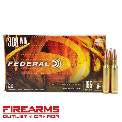 Federal Fusion - .308 Win., 165gr, FSP, Box of 20 [F308FS2]
