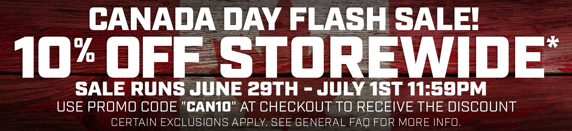 Canada Flash Sale: 10% Off Storewide Starts Now