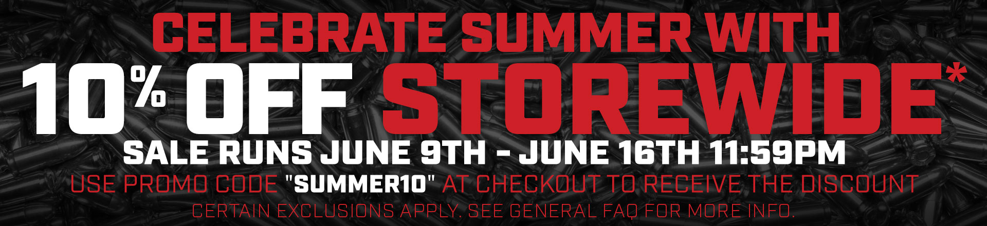 Celebrate Summer with a 10% off sale